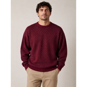 Vintage Giorgio di Firenze Sweater Mens XL Wool Blend Made in Italy Geometric